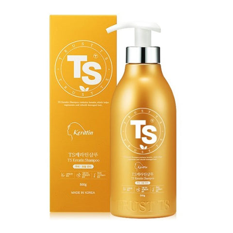 TS Keratin Shampoo 500g for Damaged Hair and Dry Scalp